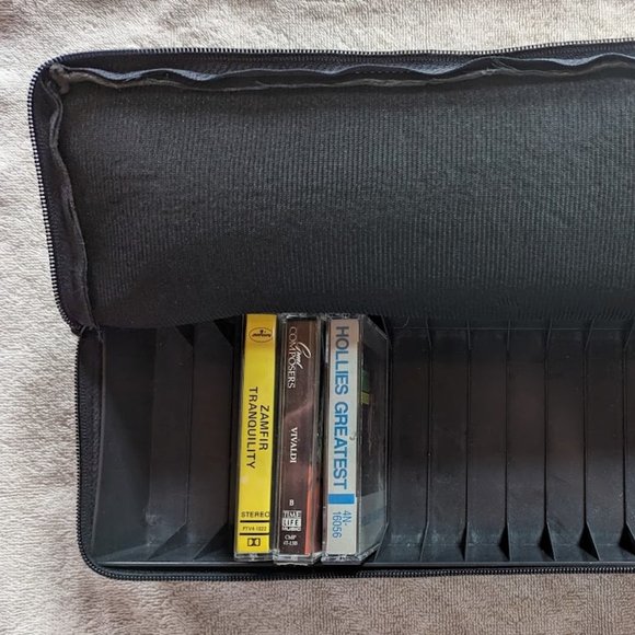 REDUCED   Vintage TDK Audio Cassette Tape Storage Case c 1980s - Picture 4 of 15
